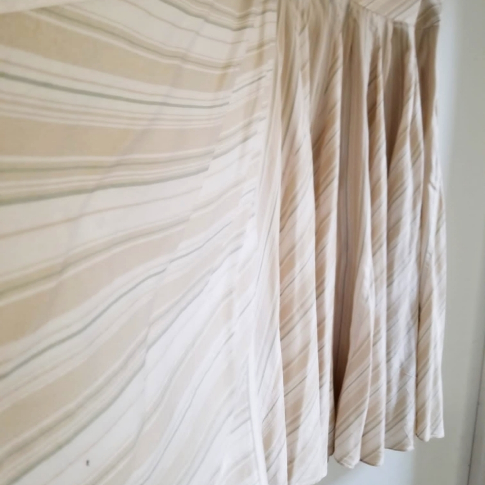 DKNY Silk Striped Skirt size 10